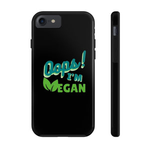 OIV GREEN/Black Tough Phone Cases
