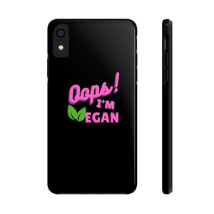 OIV PINK/Black Tough Phone Cases