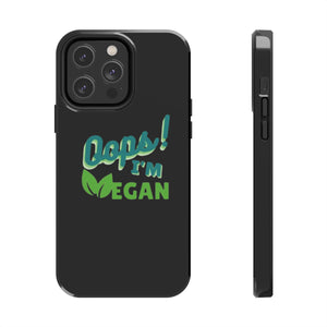 OIV GREEN/Black Tough Phone Cases