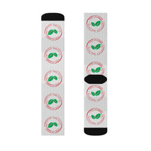 Load image into Gallery viewer, Vegan Stamp of Approval Breast Cancer Awareness Sublimation Socks