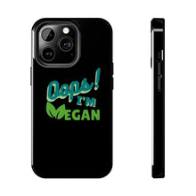 Load image into Gallery viewer, OIV GREEN/Black Tough Phone Cases