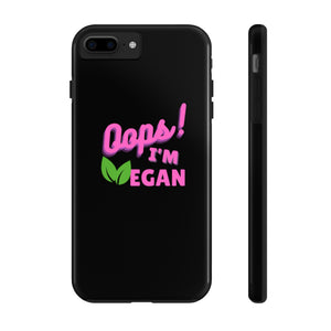 OIV PINK/Black Tough Phone Cases