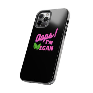 OIV PINK/Black Tough Phone Cases