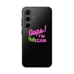 OIV PINK/Black Tough Phone Cases