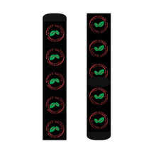 Load image into Gallery viewer, Vegan Stamp of Approval Breast Cancer Awareness Sublimation Socks