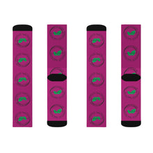 Load image into Gallery viewer, Vegan Stamp of Approval Sublimation Socks