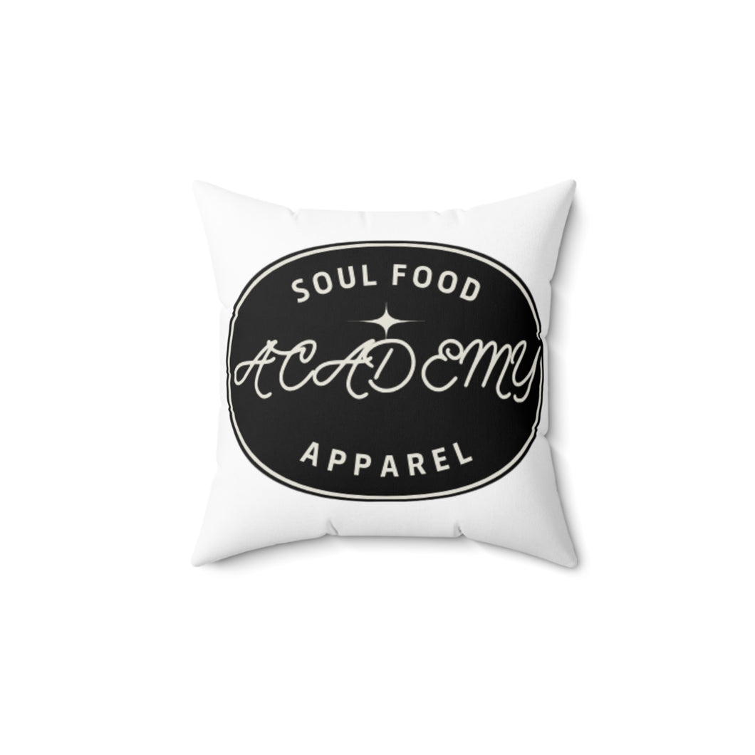 Soulfood Academy Apparel Spun Polyester Square Pillow