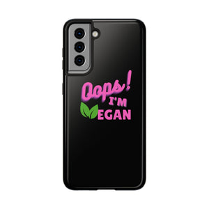 OIV PINK/Black Tough Phone Cases