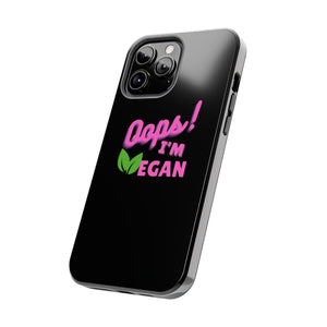 OIV PINK/Black Tough Phone Cases