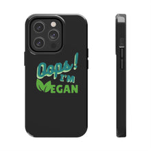 Load image into Gallery viewer, OIV GREEN/Black Tough Phone Cases