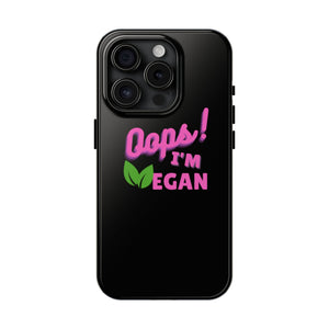 OIV PINK/Black Tough Phone Cases