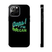 Load image into Gallery viewer, OIV GREEN/Black Tough Phone Cases