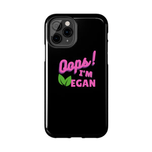 OIV PINK/Black Tough Phone Cases