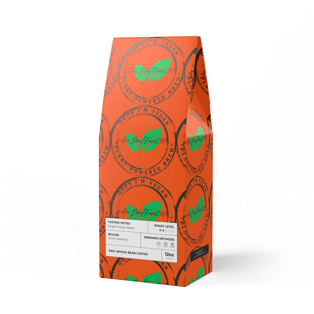 Oops I'm Vegan Colombia Single Origin Coffee (Light-Medium Roast)