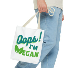 Load image into Gallery viewer, Oops! I&#39;m Vegan Tote Bag (AOP)