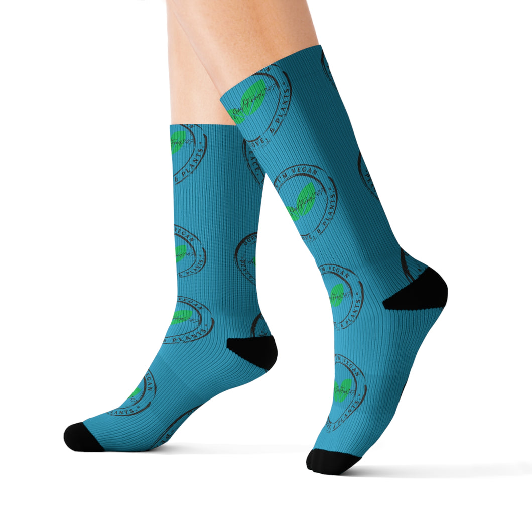 Vegan Stamp of Approval Sublimation Socks