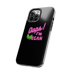 OIV PINK/Black Tough Phone Cases