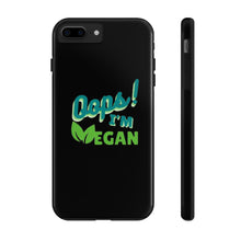 Load image into Gallery viewer, OIV GREEN/Black Tough Phone Cases