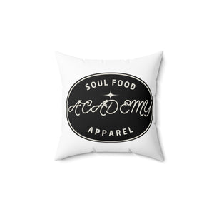 Soulfood Academy Apparel Spun Polyester Square Pillow