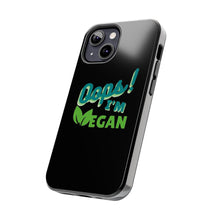 Load image into Gallery viewer, OIV GREEN/Black Tough Phone Cases