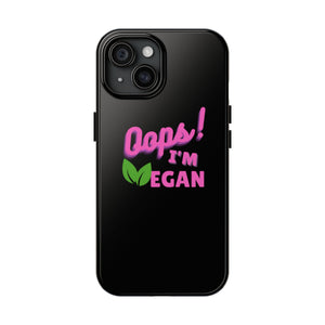 OIV PINK/Black Tough Phone Cases