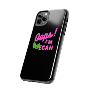 OIV PINK/Black Tough Phone Cases