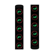 Load image into Gallery viewer, Vegan Stamp of Approval Breast Cancer Awareness Sublimation Socks
