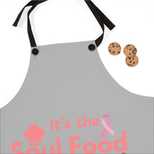 Load image into Gallery viewer, It&#39;s the Soul Food For Me Breast Cancer Awareness Apron (AOP)