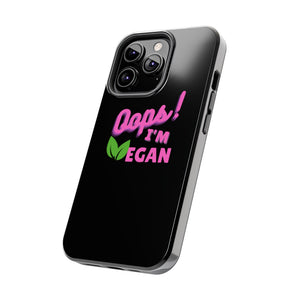 OIV PINK/Black Tough Phone Cases