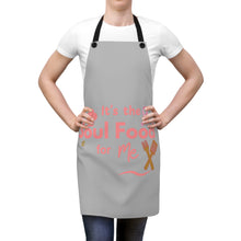 Load image into Gallery viewer, It&#39;s the Soul Food For Me Breast Cancer Awareness Apron (AOP)