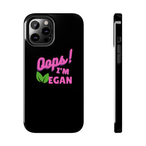 OIV PINK/Black Tough Phone Cases