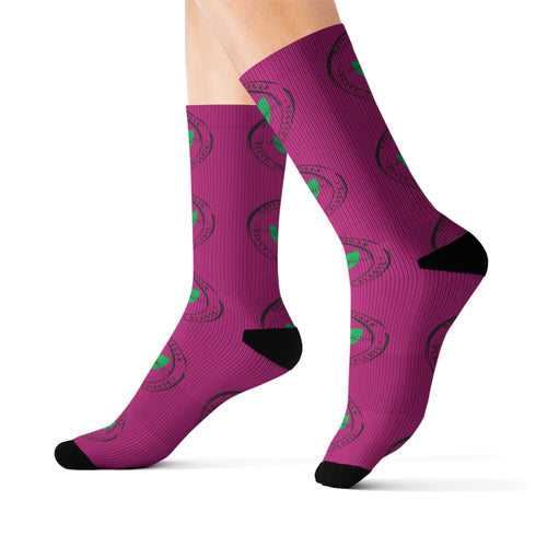 Vegan Stamp of Approval Sublimation Socks