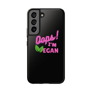 OIV PINK/Black Tough Phone Cases