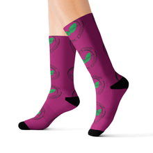 Load image into Gallery viewer, Vegan Stamp of Approval Sublimation Socks