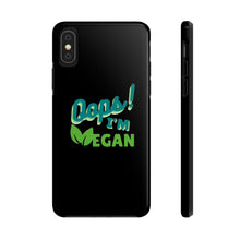Load image into Gallery viewer, OIV GREEN/Black Tough Phone Cases