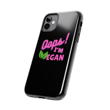 Load image into Gallery viewer, OIV PINK/Black Tough Phone Cases