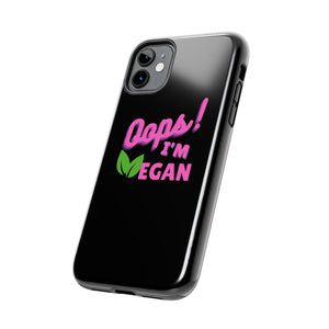 OIV PINK/Black Tough Phone Cases