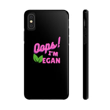 Load image into Gallery viewer, OIV PINK/Black Tough Phone Cases