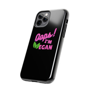 OIV PINK/Black Tough Phone Cases