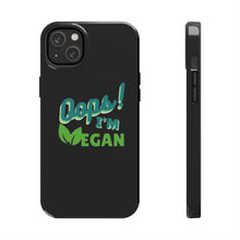 Load image into Gallery viewer, OIV GREEN/Black Tough Phone Cases