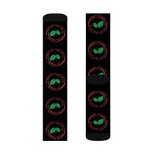 Load image into Gallery viewer, Vegan Stamp of Approval Breast Cancer Awareness Sublimation Socks