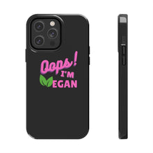 Load image into Gallery viewer, OIV PINK/Black Tough Phone Cases