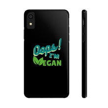 Load image into Gallery viewer, OIV GREEN/Black Tough Phone Cases