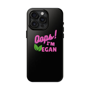 OIV PINK/Black Tough Phone Cases