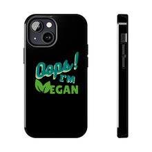 Load image into Gallery viewer, OIV GREEN/Black Tough Phone Cases