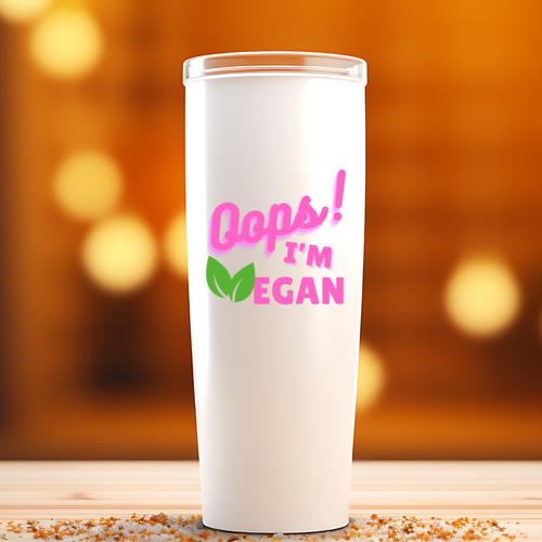 Oops! I'm Vegan Tumbler 20oz