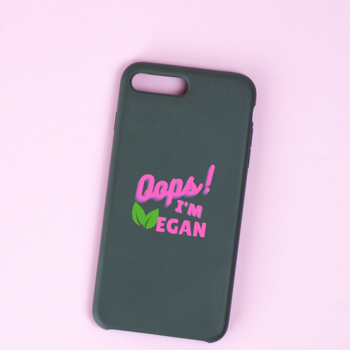 OIV PINK/Black Tough Phone Cases